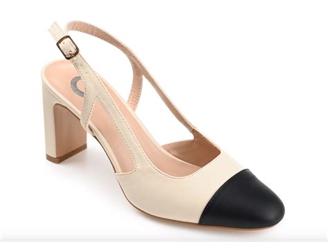 chanel slingback cap toe dupe|chanel sling back dupes.